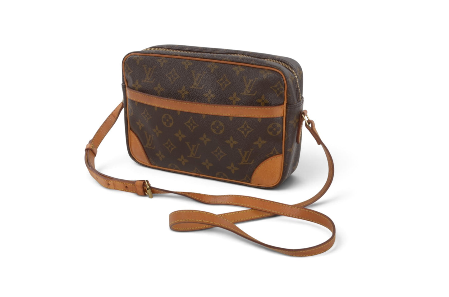 Louis Vuitton Vintage Trocadero 27 Crossbody Bag Monogram Shoulder Bag Designer Classic Authentic Luxury