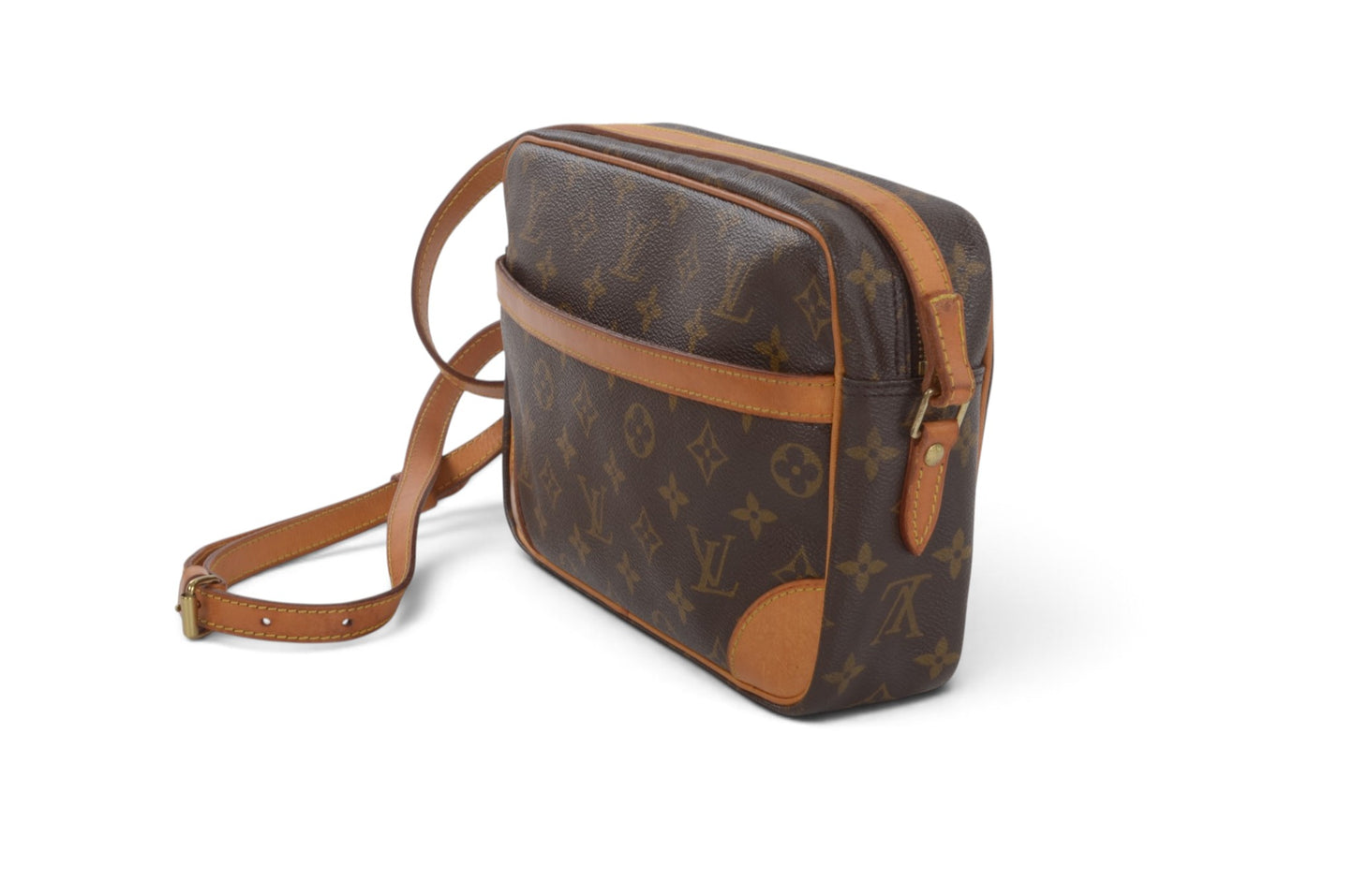 Louis Vuitton Vintage Trocadero 27 Crossbody Bag Monogram Shoulder Bag Designer Classic Authentic Luxury