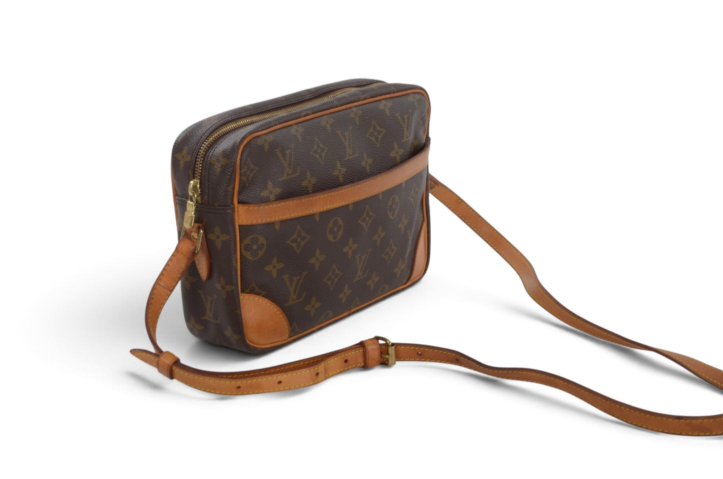 Louis Vuitton Vintage Trocadero 27 Crossbody Bag Monogram Shoulder Bag Designer Classic Authentic Luxury