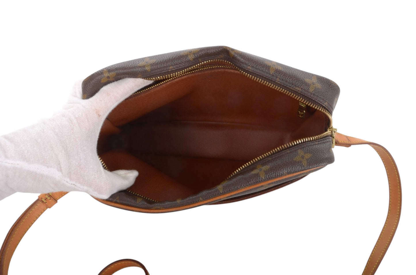 Louis Vuitton Vintage Trocadero 27 Crossbody Bag Monogram Shoulder Bag Designer Classic Authentic Luxury