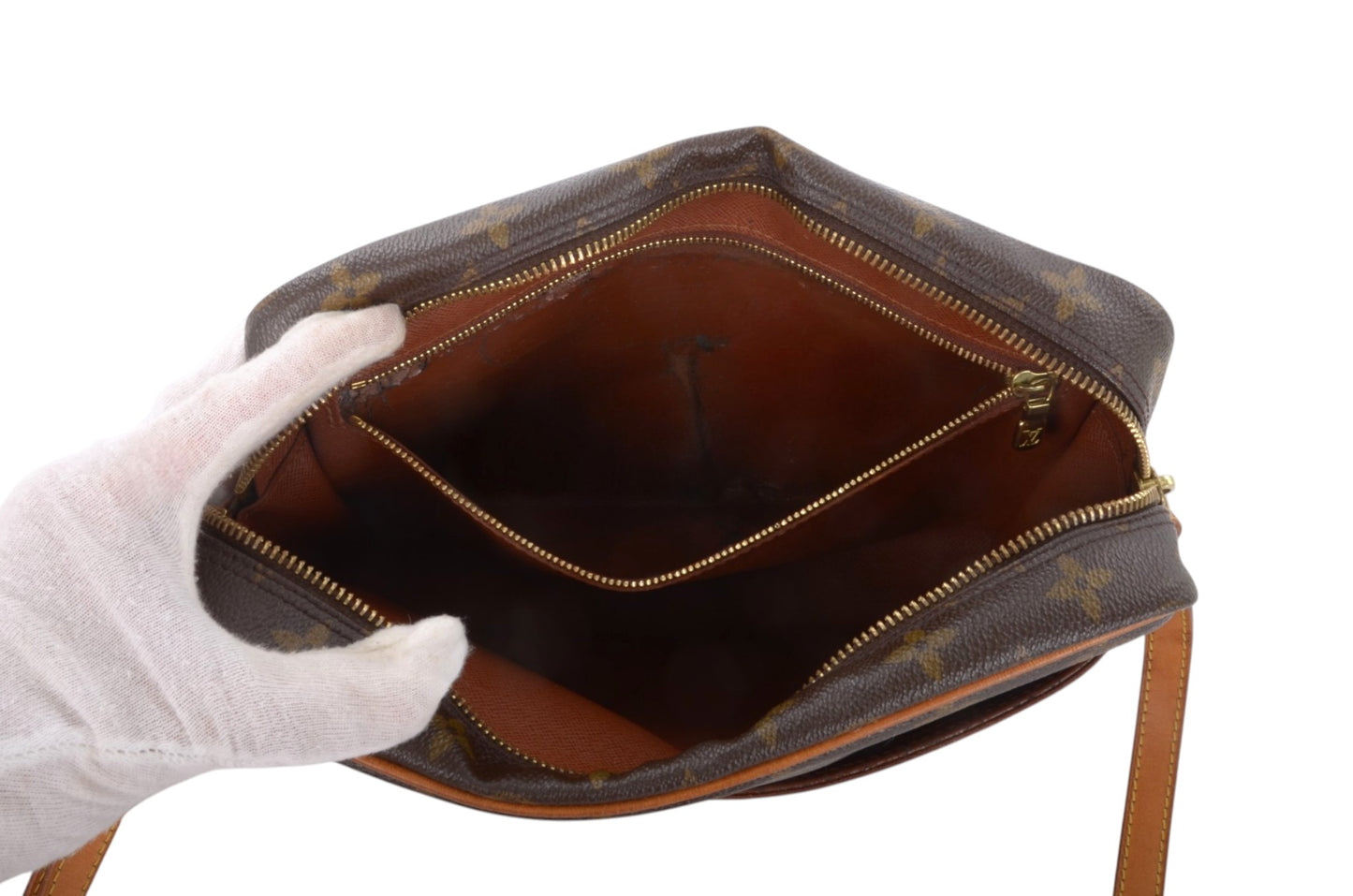 Louis Vuitton Vintage Trocadero 27 Crossbody Bag Monogram Shoulder Bag Designer Classic Authentic Luxury