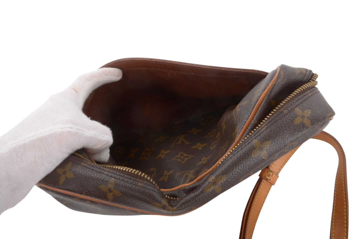 Louis Vuitton Vintage Trocadero 27 Crossbody Bag Monogram Shoulder Bag Designer Classic Authentic Luxury