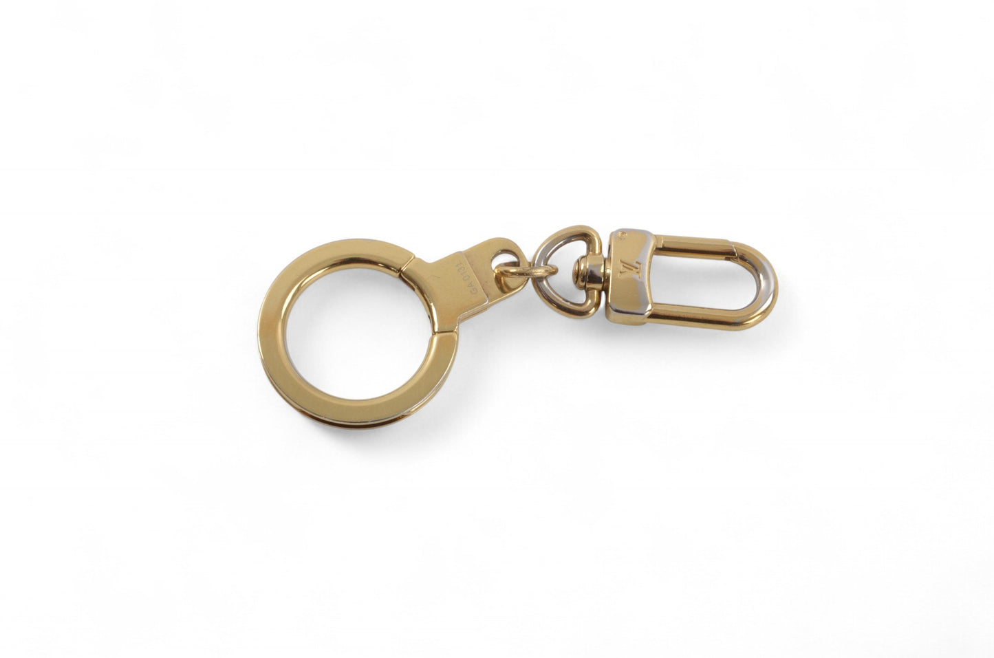 Louis Vuitton Ancre Gold tone Key Chain Holder Keyring Bag Charm Designer Classic Authentic