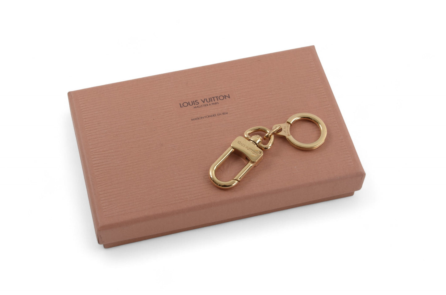 Louis Vuitton Ancre Gold tone Key Chain Holder Keyring Bag Charm Designer Classic Authenti