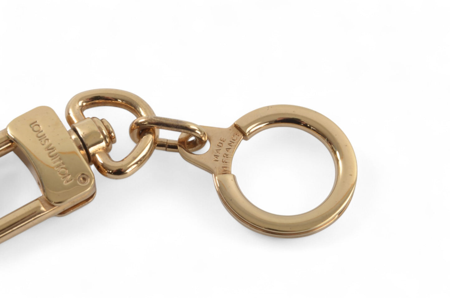 Louis Vuitton Ancre Gold tone Key Chain Holder Keyring Bag Charm Designer Classic Authenti