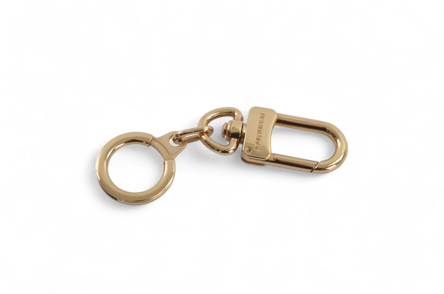 Louis Vuitton Ancre Gold tone Key Chain Holder Keyring Bag Charm Designer Classic Authenti