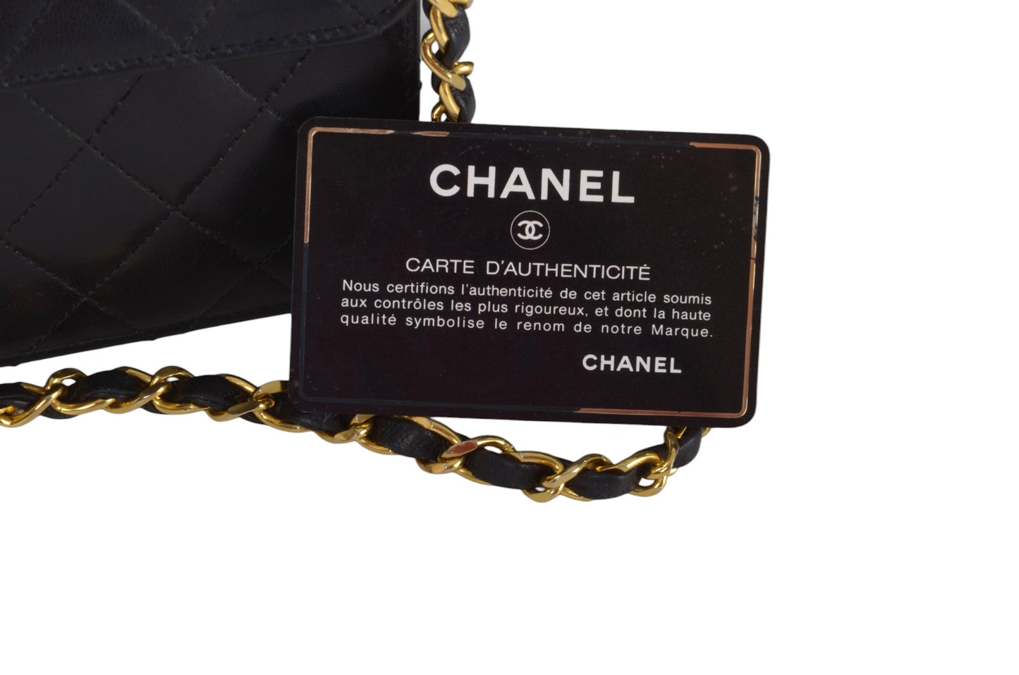 Chanel Classic Single Flap Bag Black Lambskin Matelasse CC Lock Chain Shoulder Bag Vintage Designer Classic