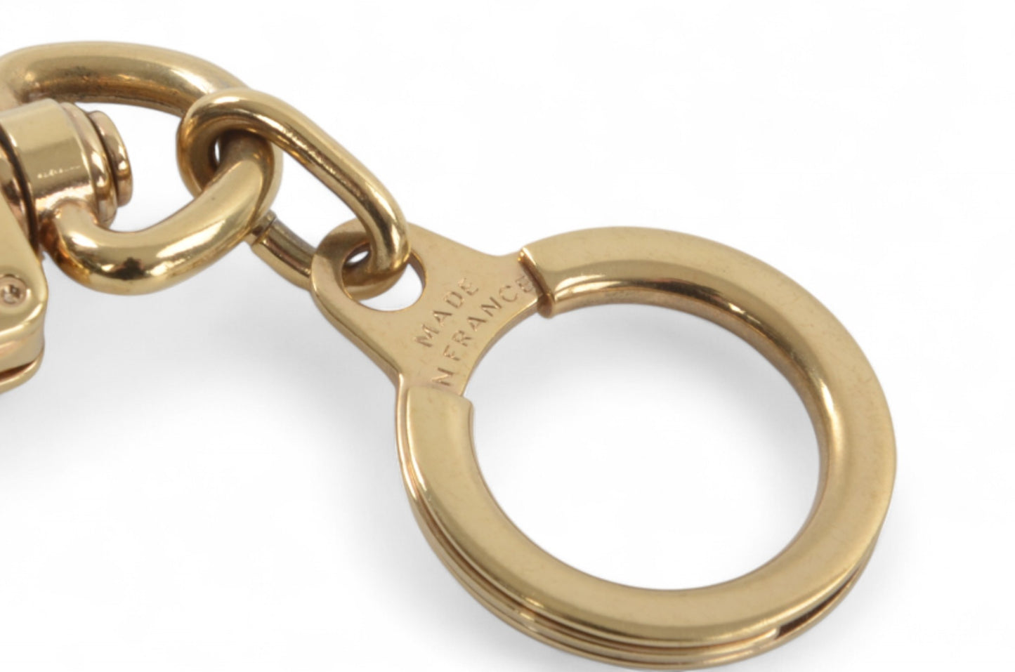 Louis Vuitton Ancre Gold tone Key Chain Holder Keyring Bag Charm Designer Classic Authentic