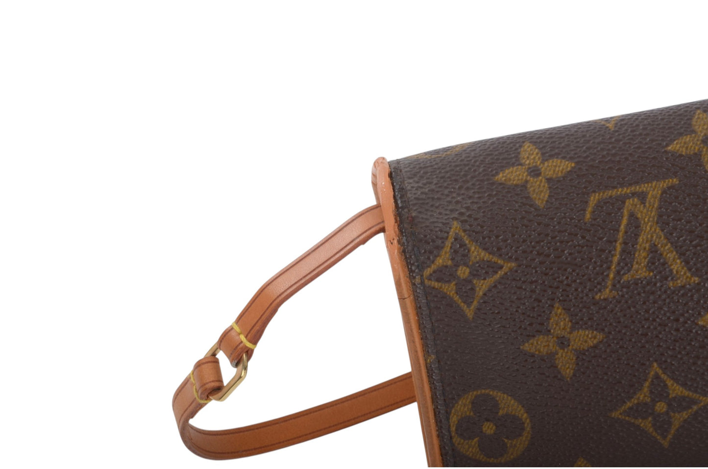 Louis Vuitton Vintage Pochette Twin Crossbody Bag Monogram Clutch Pouch Designer Classic