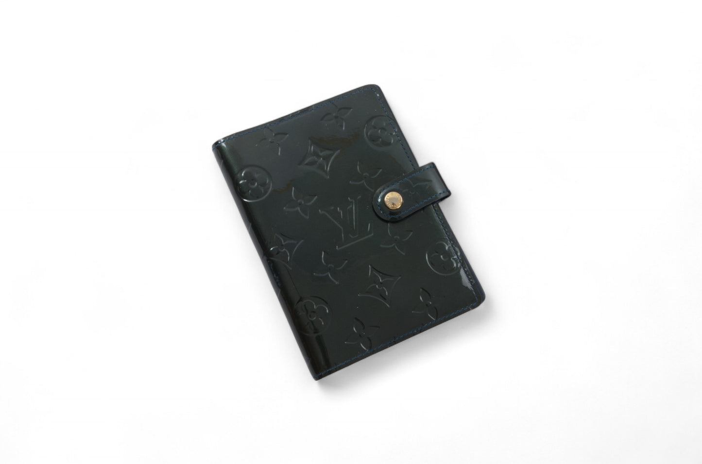 Louis Vuitton Monogram Vernis Leather Agenda PM 6-hole type Filofax Notebook Cover Vintage