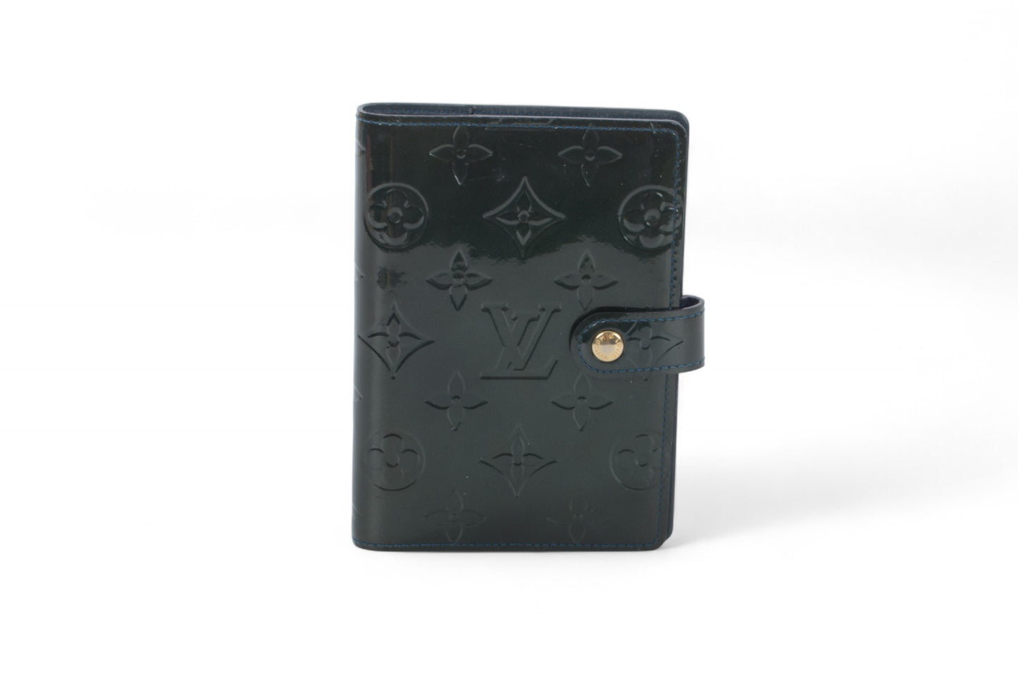 Louis Vuitton Monogram Vernis Leather Agenda PM 6-hole type Filofax Notebook Cover Vintage