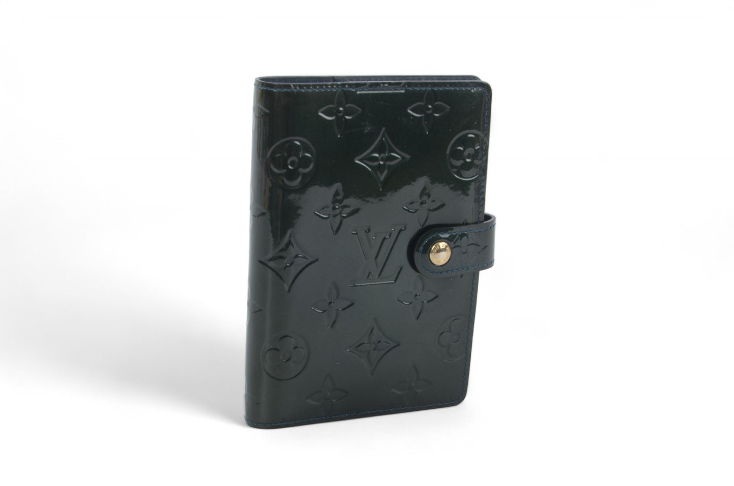 Louis Vuitton Monogram Vernis Leather Agenda PM 6-hole type Filofax Notebook Cover Vintage