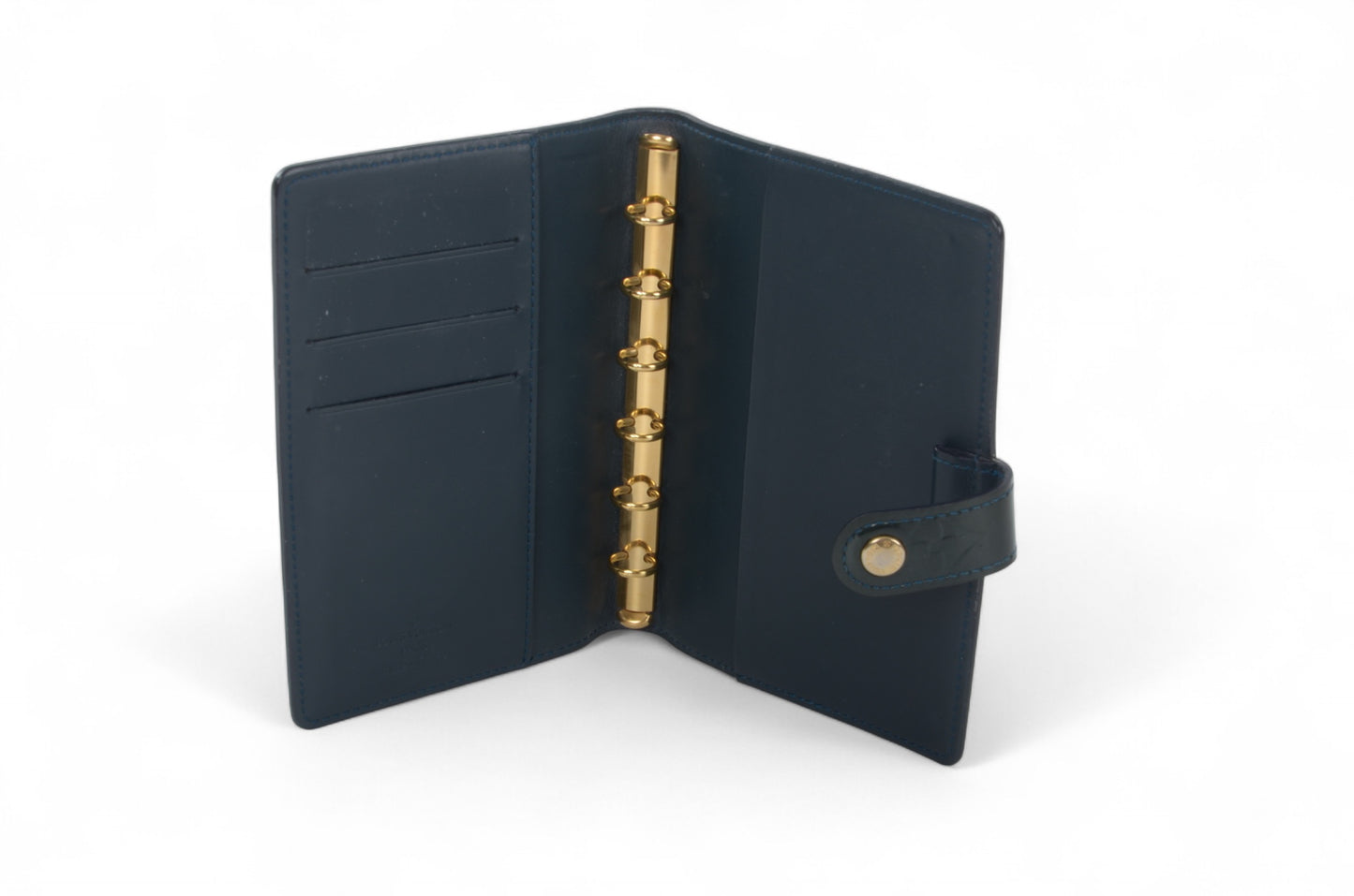 Louis Vuitton Monogram Vernis Leather Agenda PM 6-hole type Filofax Notebook Cover Vintage