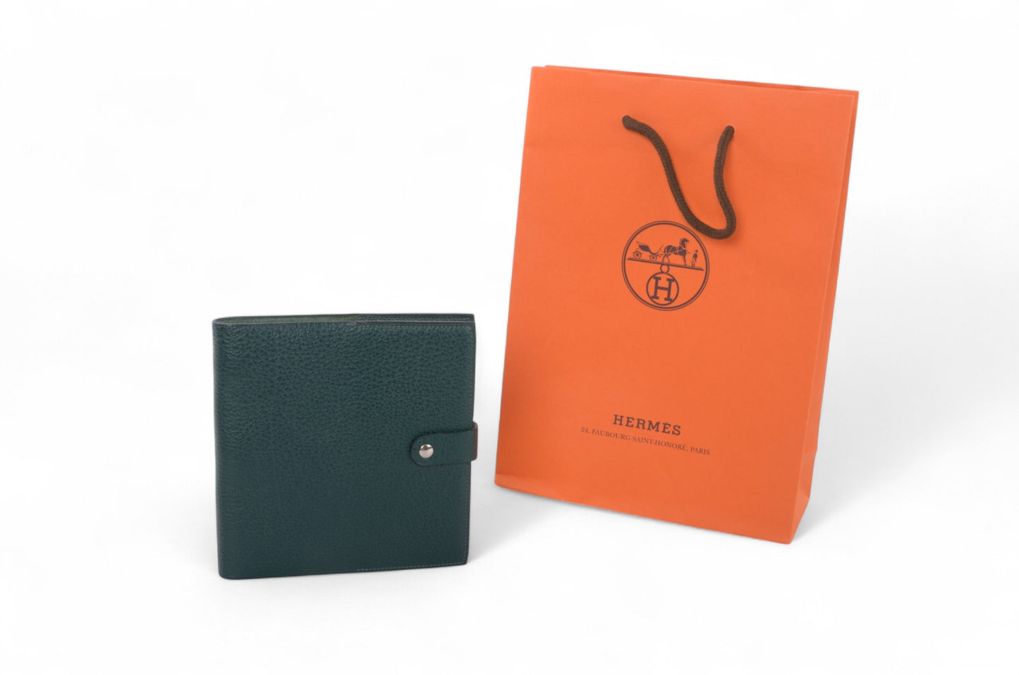 Hermès Ulysse Notebook Cover Agenda GM Epsom Leather Book Filofax