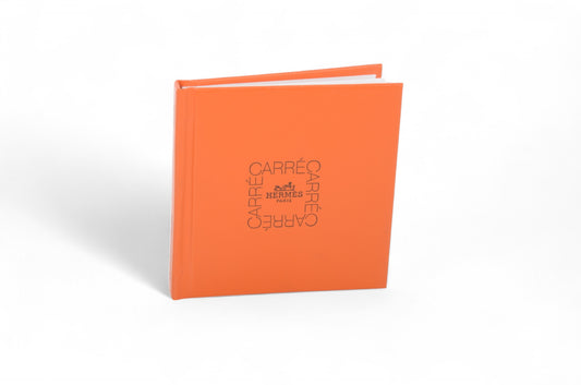Hermès Le Carre Scarf Guide Hardcover Book Knotting Book Fashion Accessories Gift Orange Decor