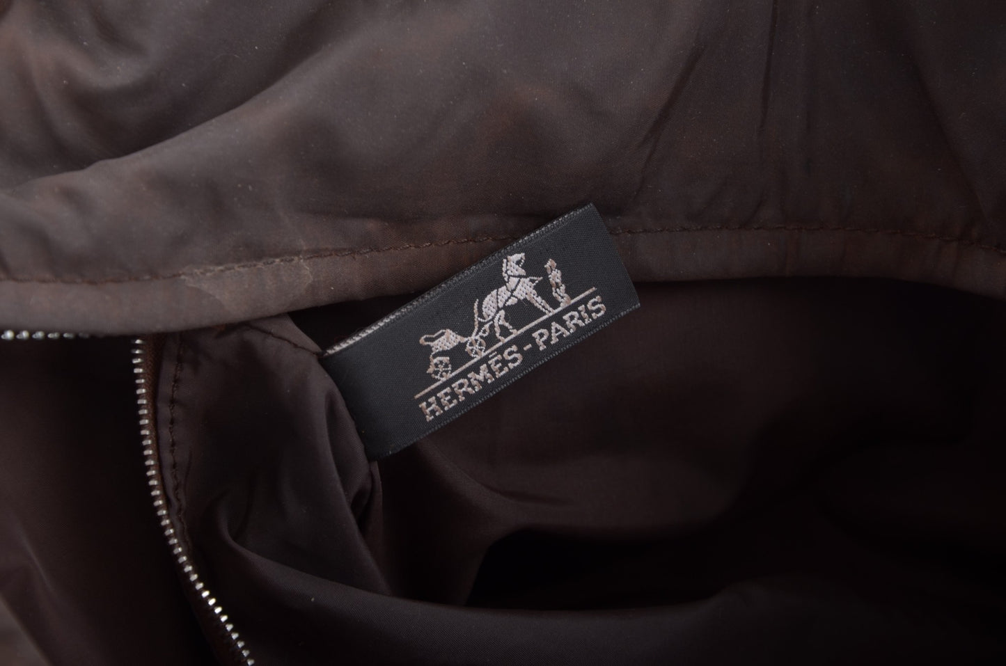 Hermès Acapulco MM Tote Bag Handbag Brown Vintage Designer Classic Authentic