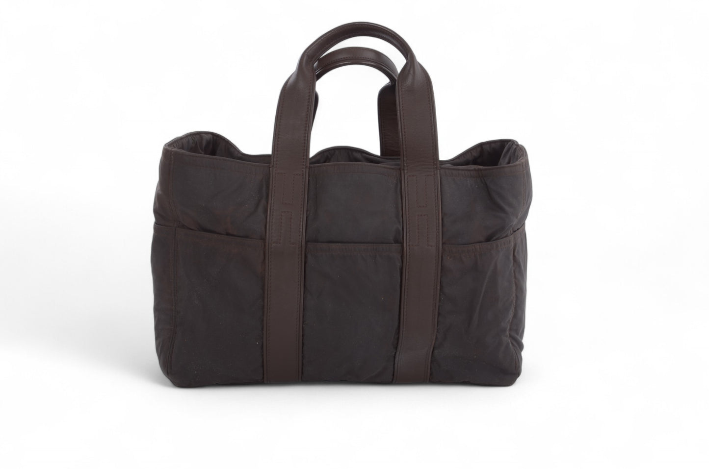 Hermès Acapulco MM Tote Bag Handbag Brown Vintage Designer Classic Authentic