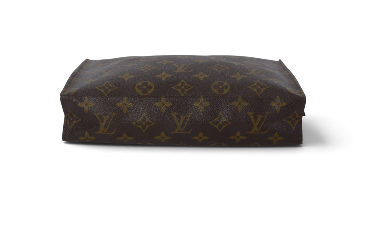 Louis Vuitton Pouch Toilette 26 Pouch Clutch Makeup Toilet Bag Monogram Vintage Designer Classic