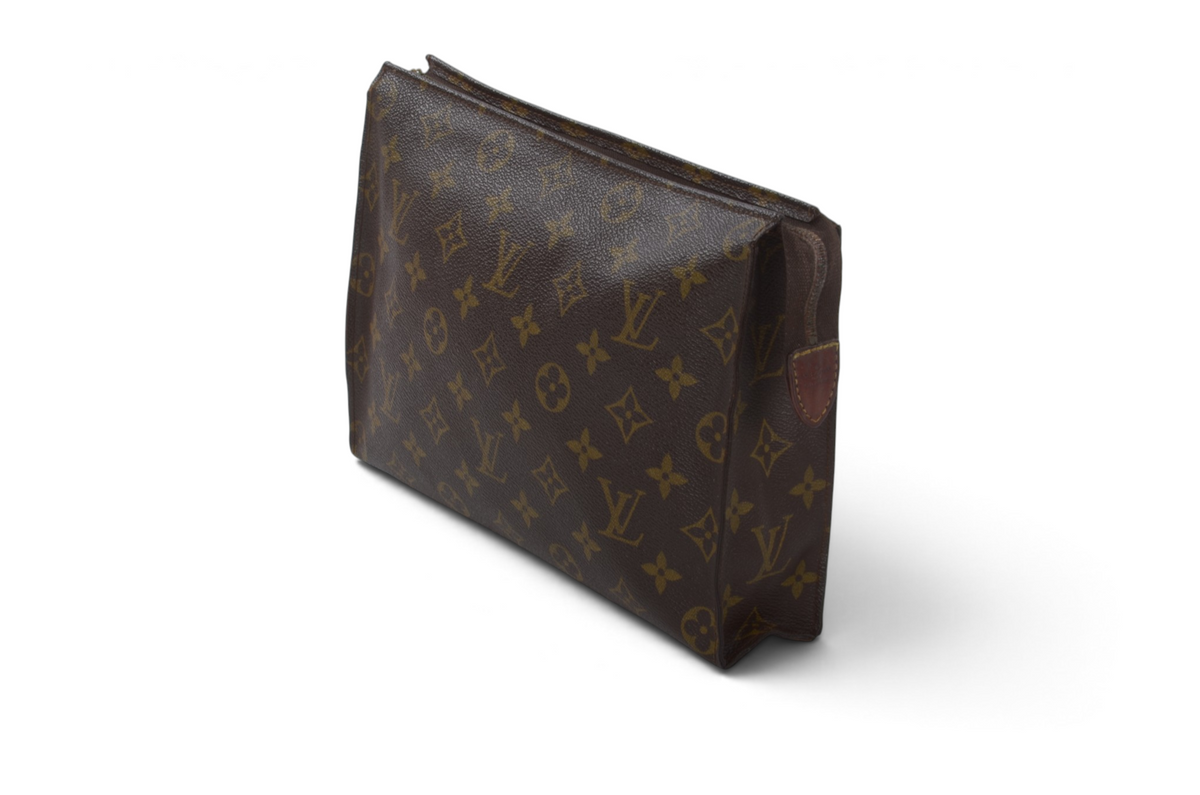 Louis Vuitton Pouch Toilette 26 Pouch Clutch Makeup Toilet Bag Monogram Vintage Designer Classic
