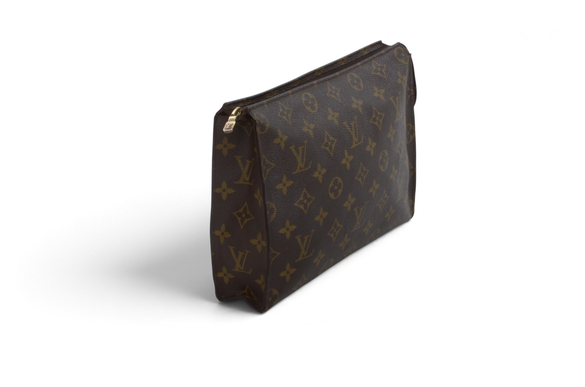 Louis Vuitton Pouch Toilette 26 Pouch Clutch Makeup Toilet Bag Monogram Vintage Designer Classic