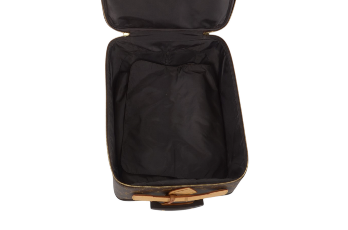 Louis Vuitton Monogram Pegase 45 Suitcase Travel Trolley Cabin Bag Weekend Designer Classic