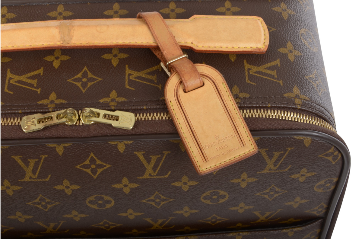 Louis Vuitton Monogram Pegase 45 Suitcase Travel Trolley Cabin Bag Weekend Designer Classic