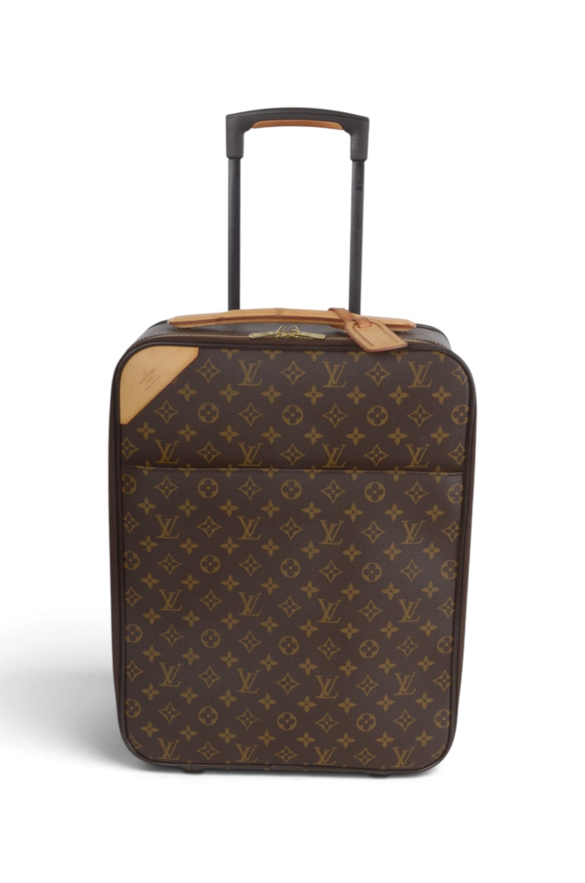 Louis Vuitton Monogram Pegase 45 Suitcase Travel Trolley Cabin Bag Weekend Designer Classic