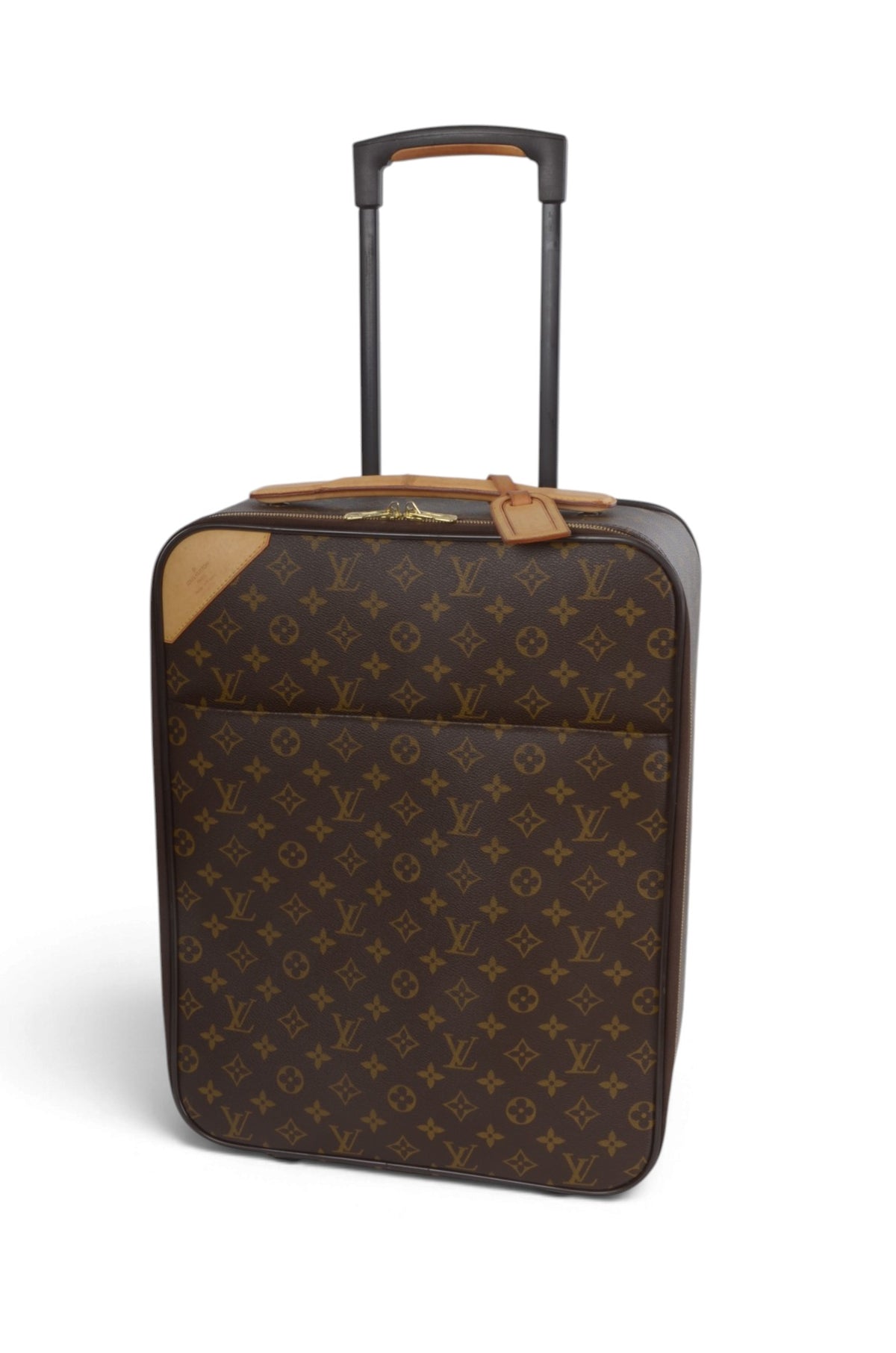 Louis Vuitton Monogram Pegase 45 Suitcase Travel Trolley Cabin Bag Weekend Designer Classic