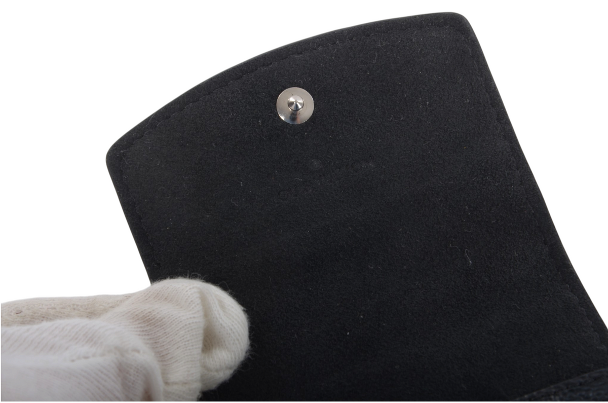 Louis Vuitton Cufflinks Case Damier Graphite Canvas Boutons de manchette Fleur Cuffs Designer Classic