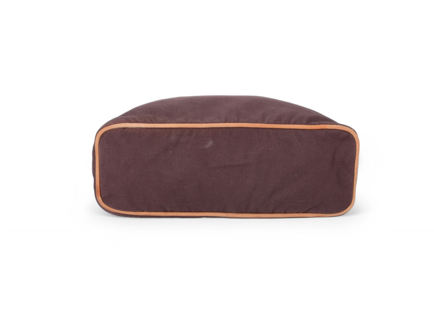 Hermès Bolide 31 Case Pouch Toiletry Make Up Bag 100% cotton Brown Burgundy