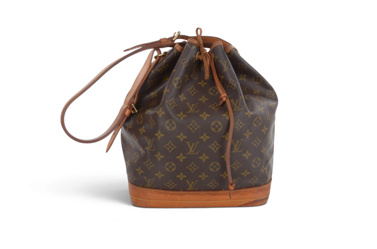 Louis Vuitton Noe Shoulder Bag Monogram Vintage Leather Designer Classic