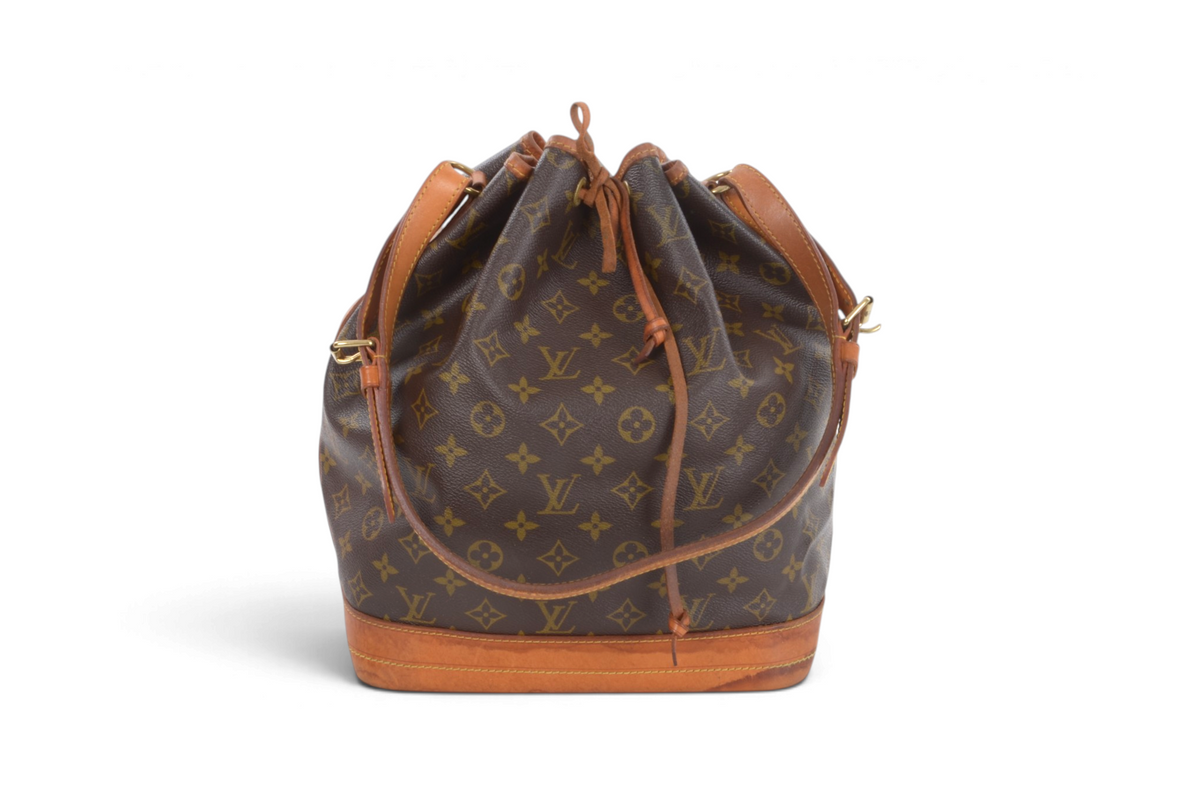 Louis Vuitton Noe Shoulder Bag Monogram Vintage Leather Designer Classic