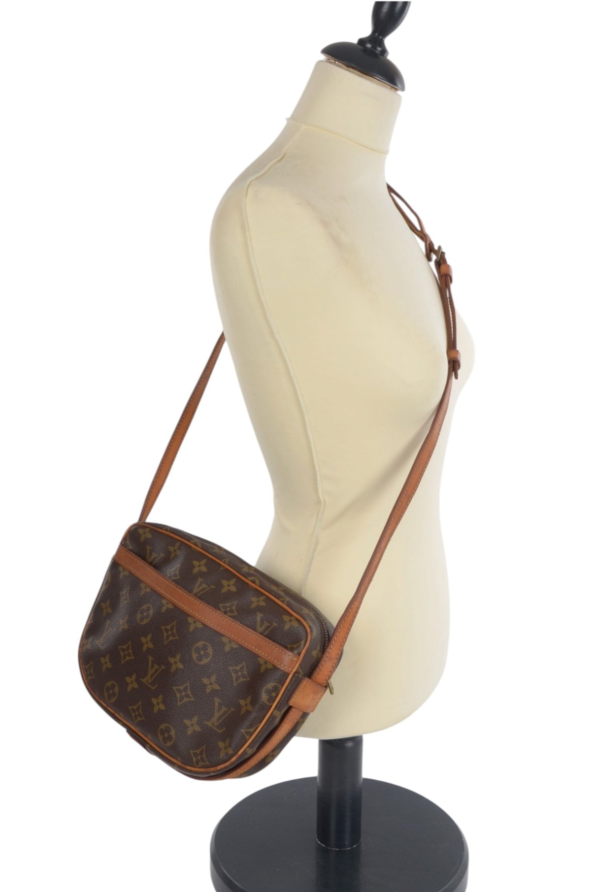 Louis Vuitton Jeune Fille Vintage Crossbody Bag Monogram Shoulder Bag Designer Classic Authentic Luxury