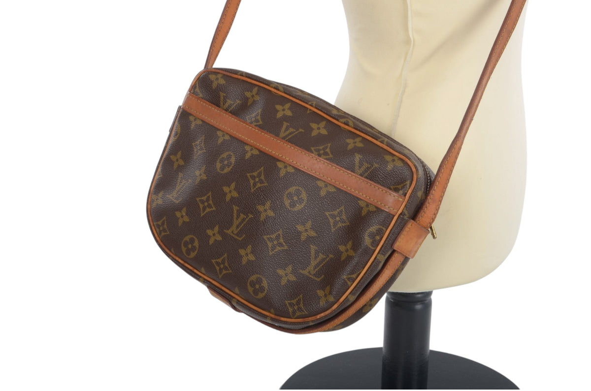 Louis Vuitton Jeune Fille Vintage Crossbody Bag Monogram Shoulder Bag Designer Classic Authentic Luxury