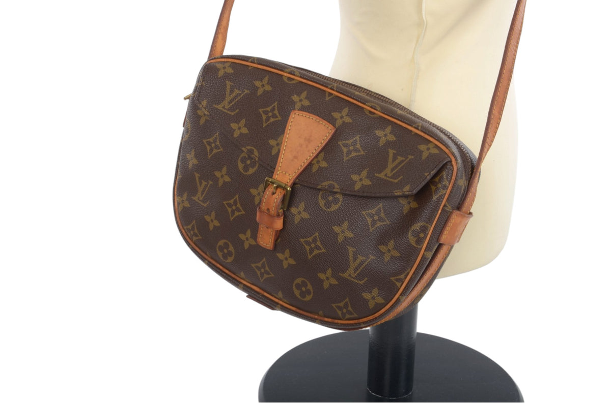 Louis Vuitton Jeune Fille Vintage Crossbody Bag Monogram Shoulder Bag Designer Classic Authentic Luxury