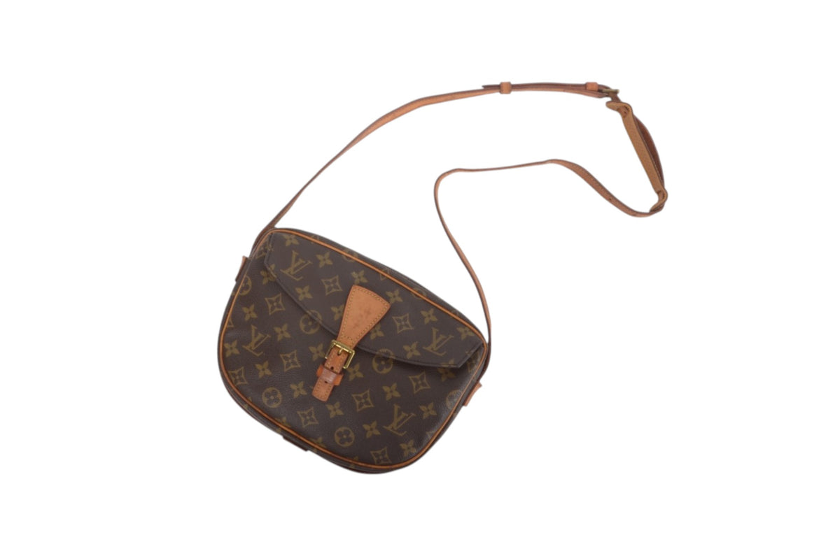 Louis Vuitton Jeune Fille Vintage Crossbody Bag Monogram Shoulder Bag Designer Classic Authentic Luxury