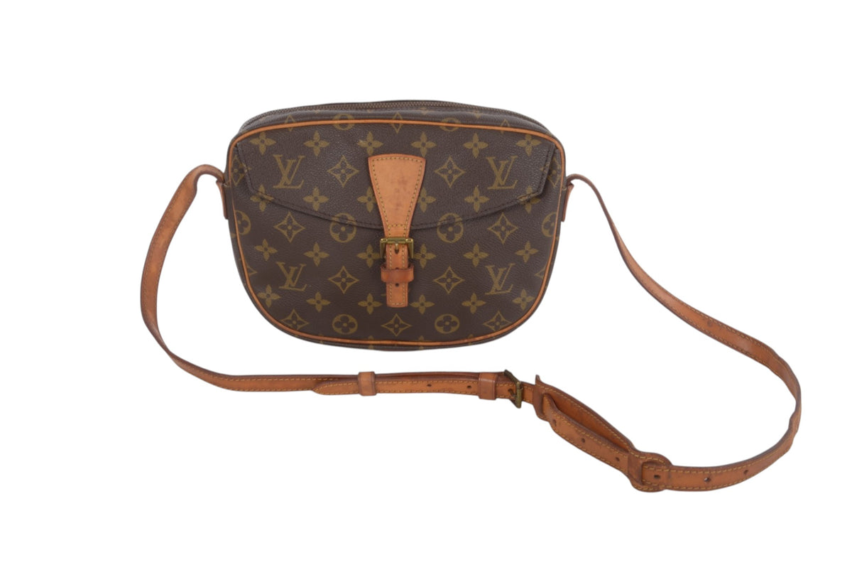 Louis Vuitton Jeune Fille Vintage Crossbody Bag Monogram Shoulder Bag Designer Classic Authentic Luxury