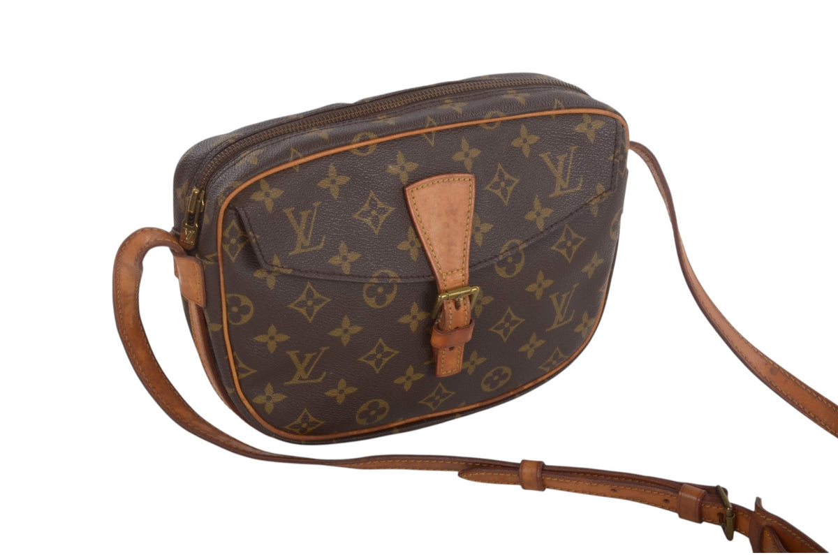 Louis Vuitton Jeune Fille Vintage Crossbody Bag Monogram Shoulder Bag Designer Classic Authentic Luxury