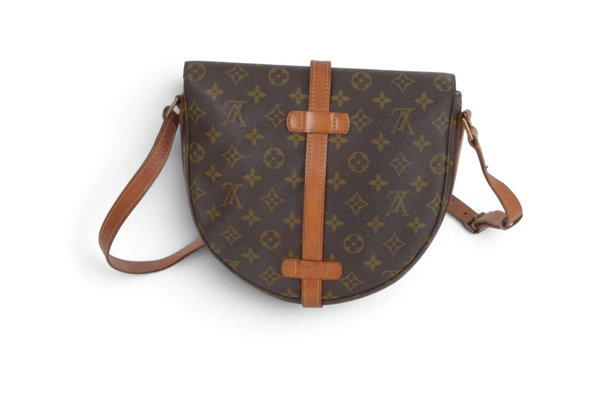 Louis Vuitton Vintage Chantilly GM Crossbody Bag Monogram Shoulder Bag Designer Classic Authentic Luxury