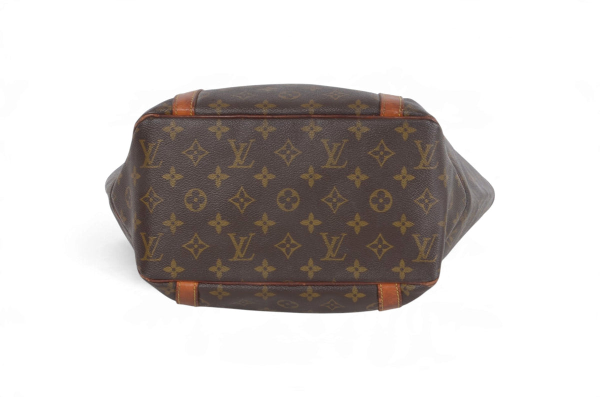 Louis Vuitton Vintage Sac Shopping Tote Shoulder Bag Handbag Monogram Canvas Vintage Designer Classic