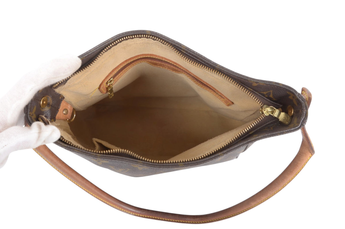 Louis Vuitton Looping GM Shoulder Bag Handbag Vintage Tote Monogram Designer Classic