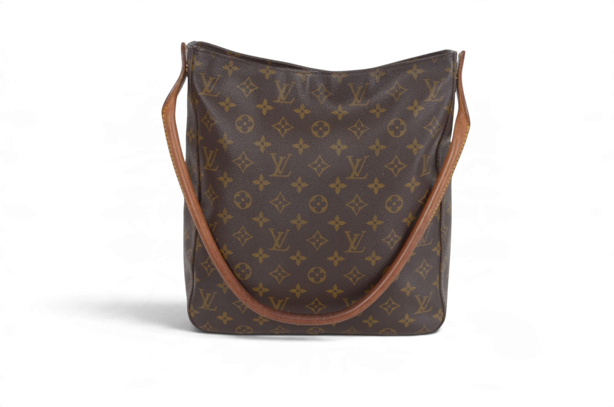 Louis Vuitton Looping GM Shoulder Bag Handbag Vintage Tote Monogram Designer Classic
