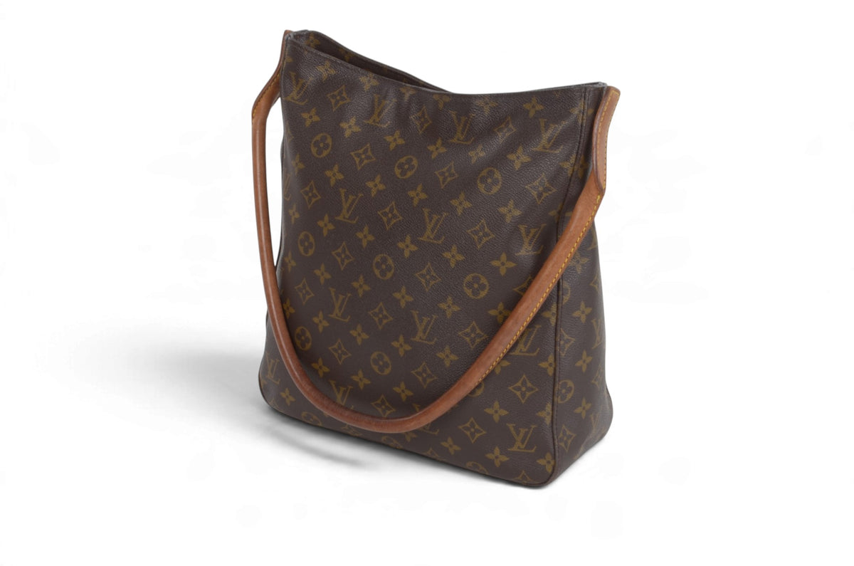 Louis Vuitton Looping GM Shoulder Bag Handbag Vintage Tote Monogram Designer Classic