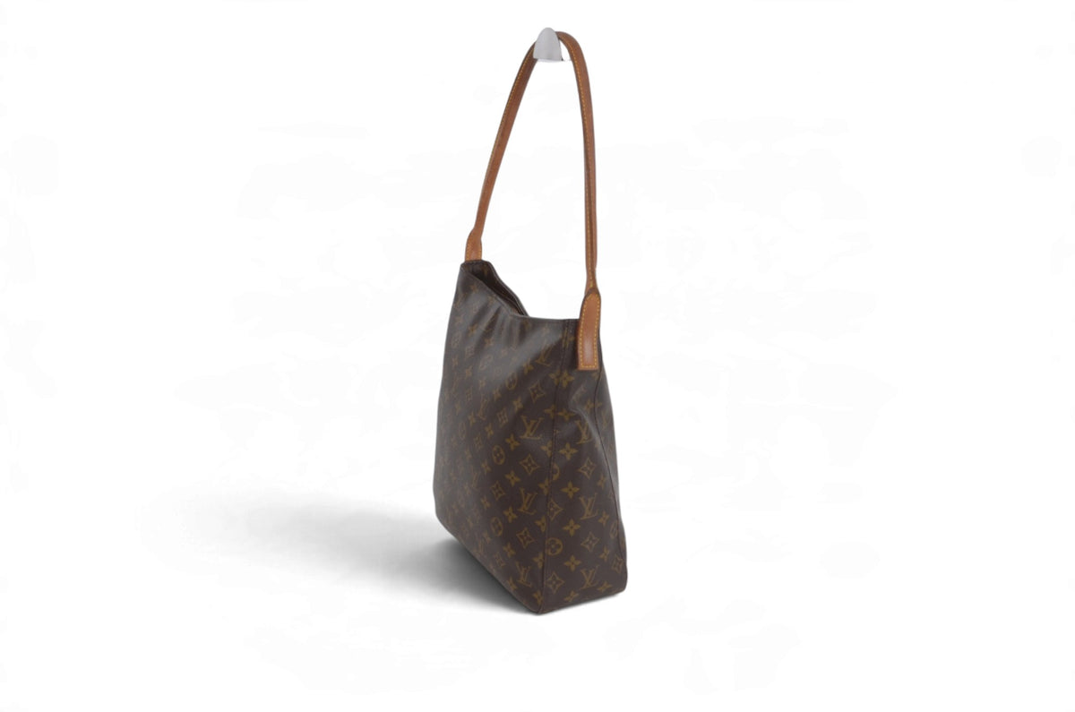 Louis Vuitton Looping GM Shoulder Bag Handbag Vintage Tote Monogram Designer Classic