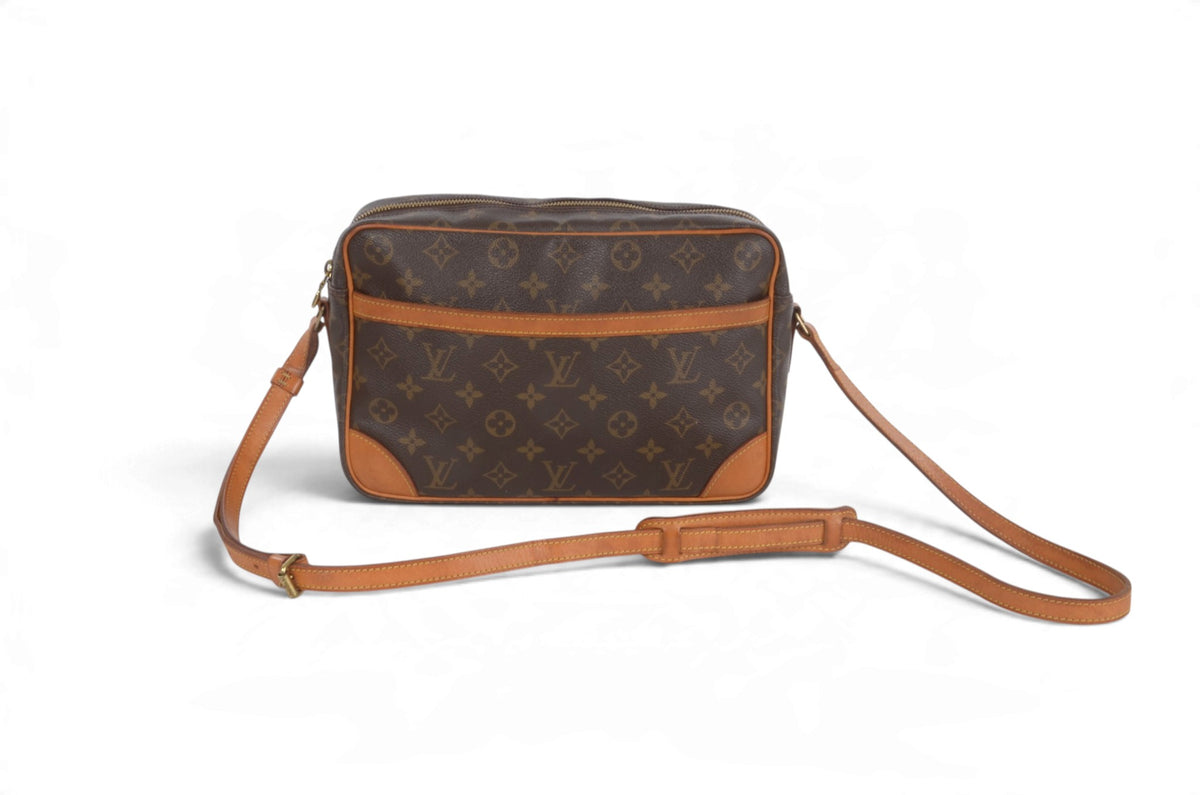 Louis Vuitton Vintage Trocadero 27 Crossbody Bag Monogram Shoulder Bag Designer Classic Authentic Luxury