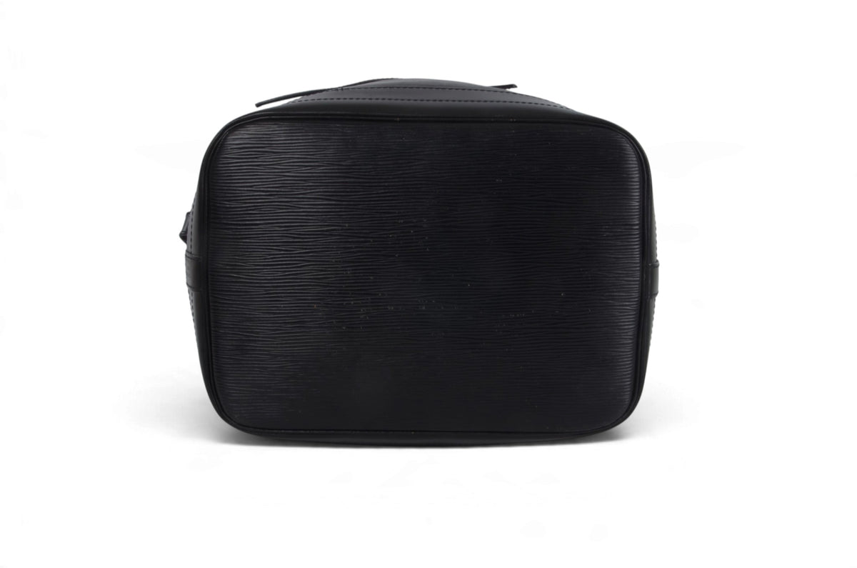 Louis Vuitton Noe Shoulder Bag Epi Leather Black Vintage Designer Classic