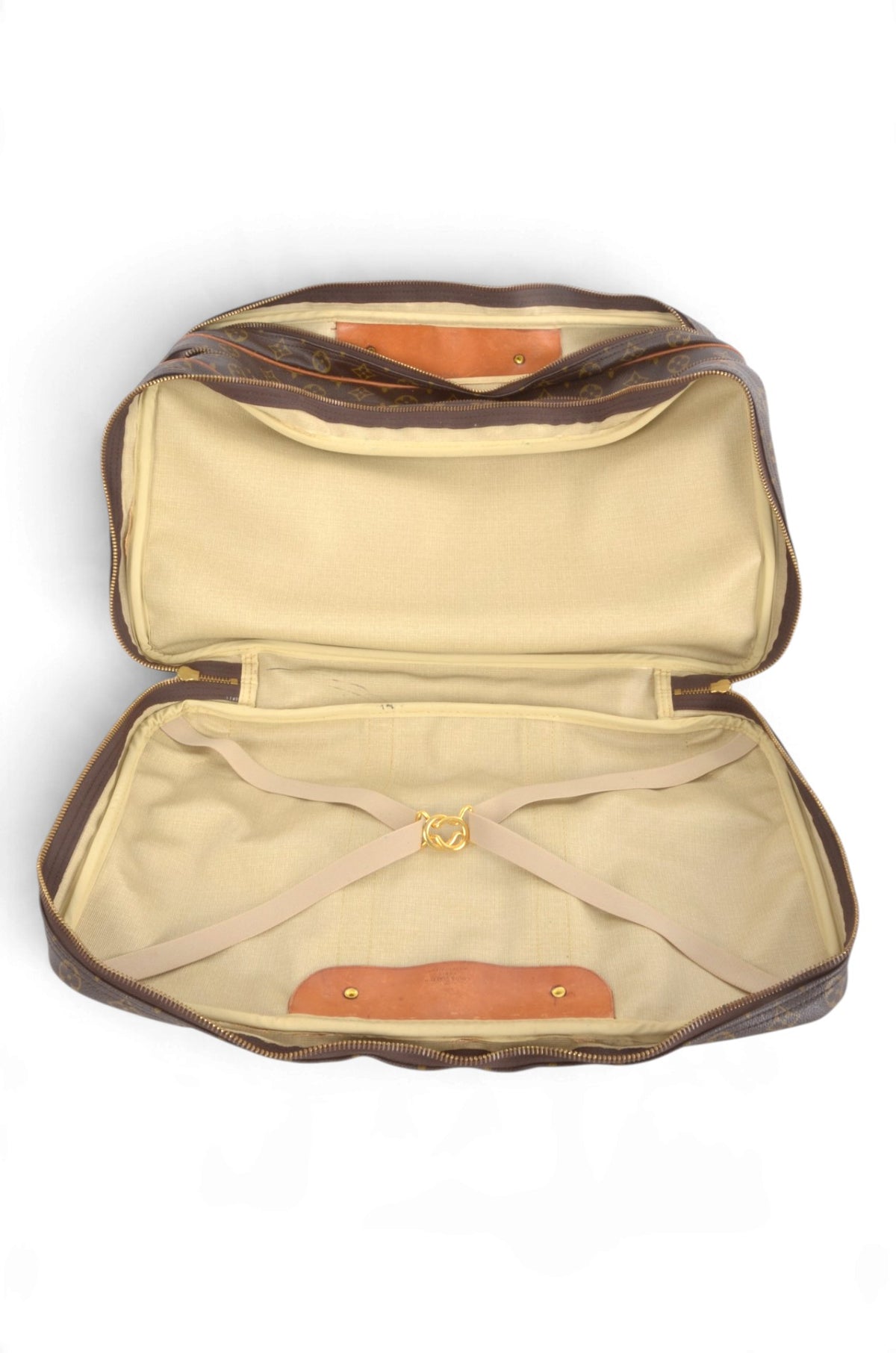 Louis Vuitton Sac Trois Poches Monogram Vintage Duffel Bag Weekendbag Travel Canvas Designer Classic