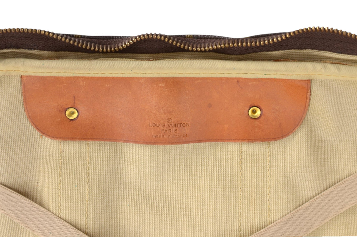 Louis Vuitton Sac Trois Poches Monogram Vintage Duffel Bag Weekendbag Travel Canvas Designer Classic