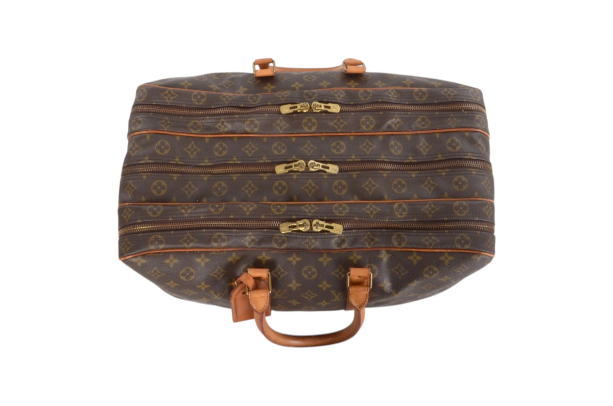 Louis Vuitton Sac Trois Poches Monogram Vintage Duffel Bag Weekendbag Travel Canvas Designer Classic
