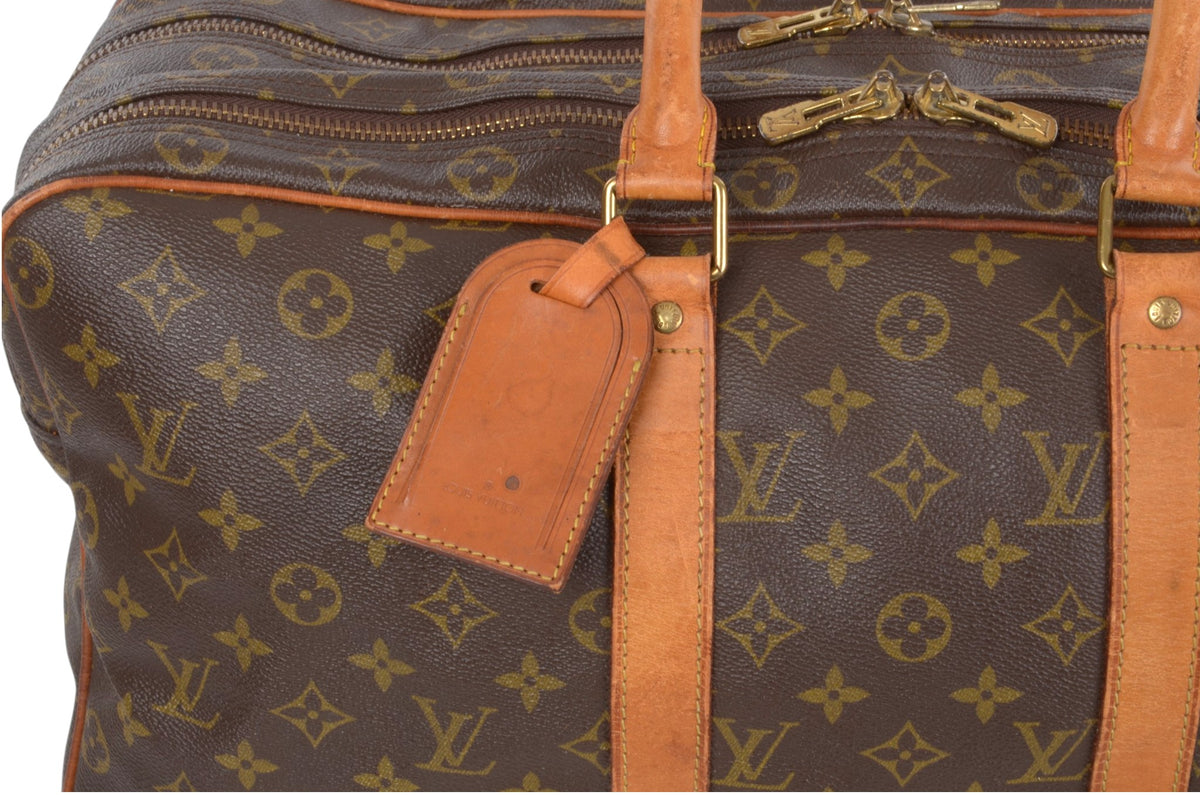 Louis Vuitton Sac Trois Poches Monogram Vintage Duffel Bag Weekendbag Travel Canvas Designer Classic